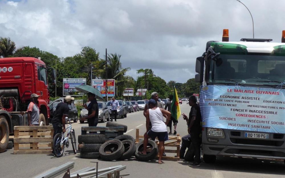 La tension est montée d'un cran en Guyane. D. R.